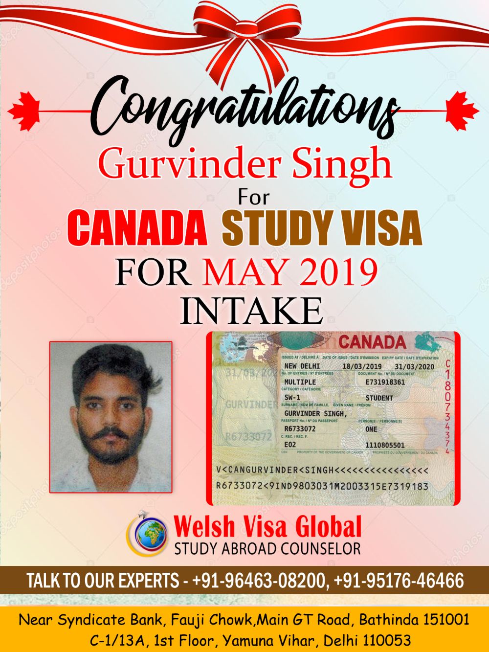 Visa Approved Client 1