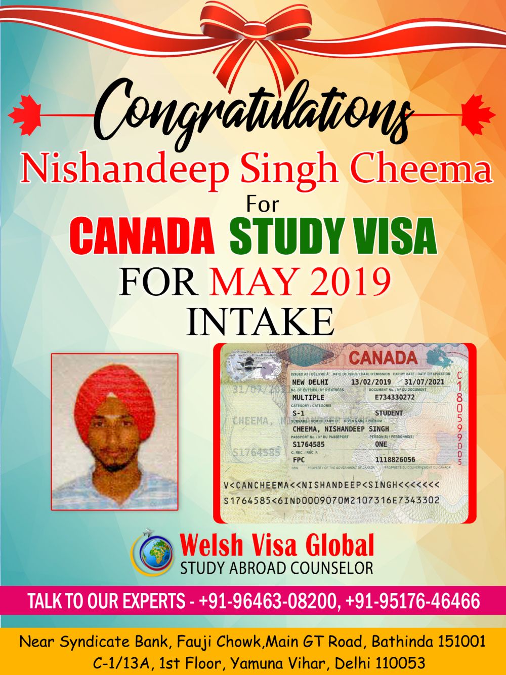 Visa Approved Client 10