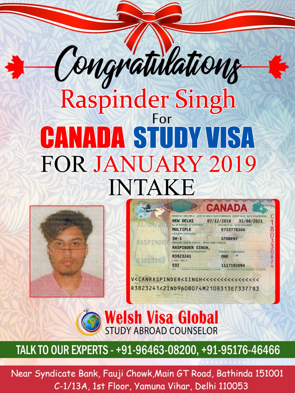 Visa Approved Client 15