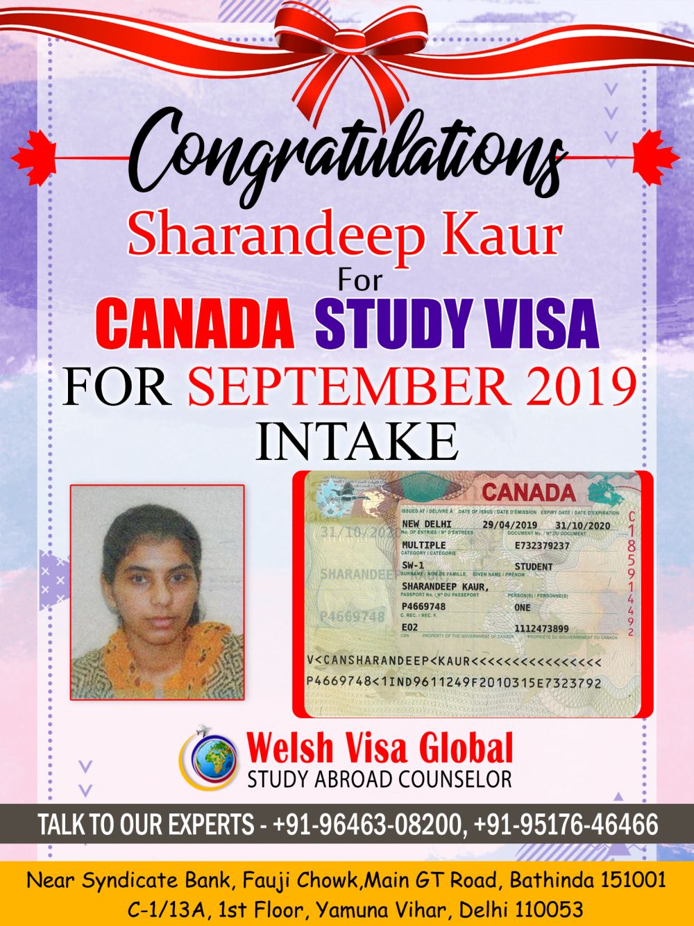 Visa Approved Client 17