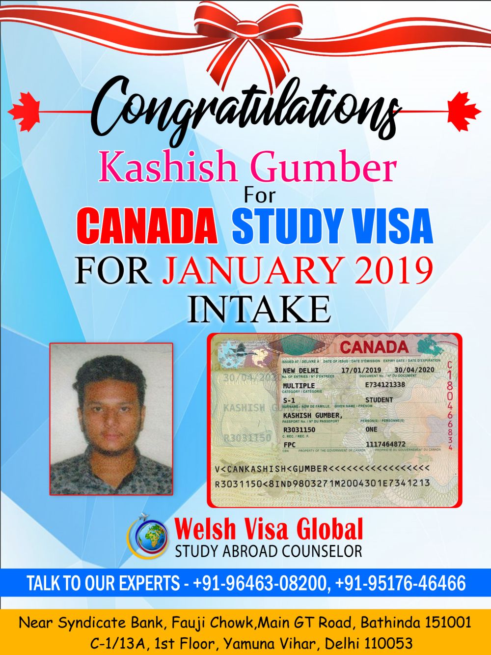 Visa Approved Client 5