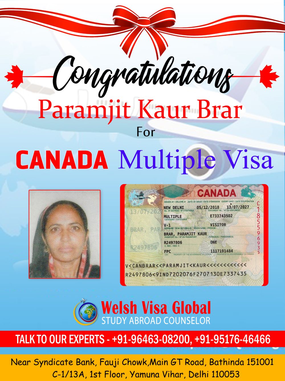 Visa Approved Client 52