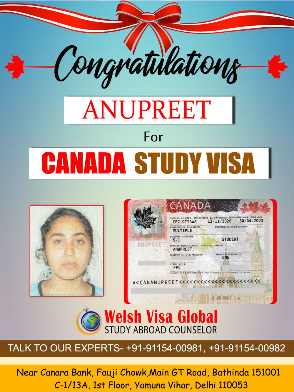 Visa Approved Client 56