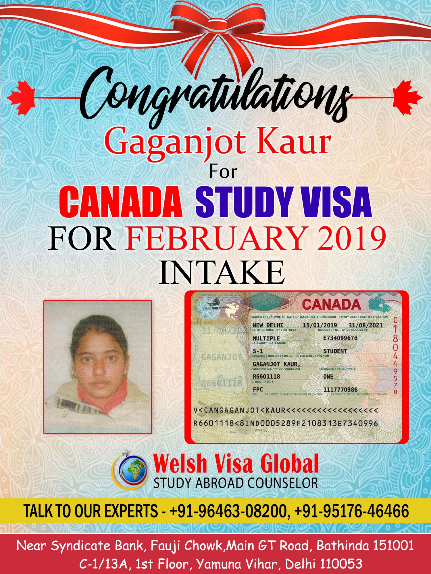 Visa Approved Client 58