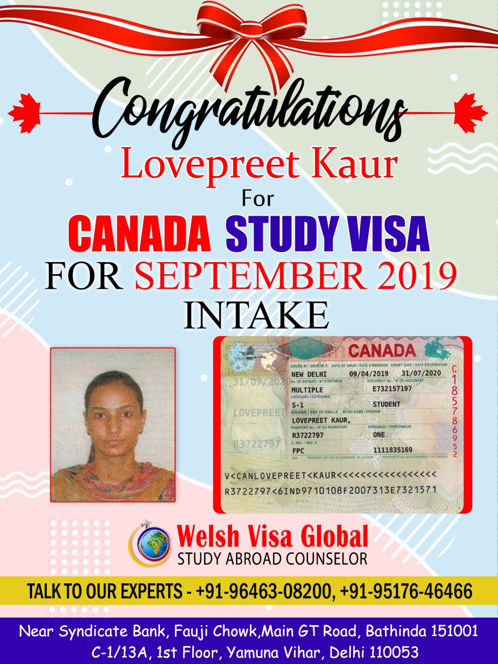 Visa Approved Client 6