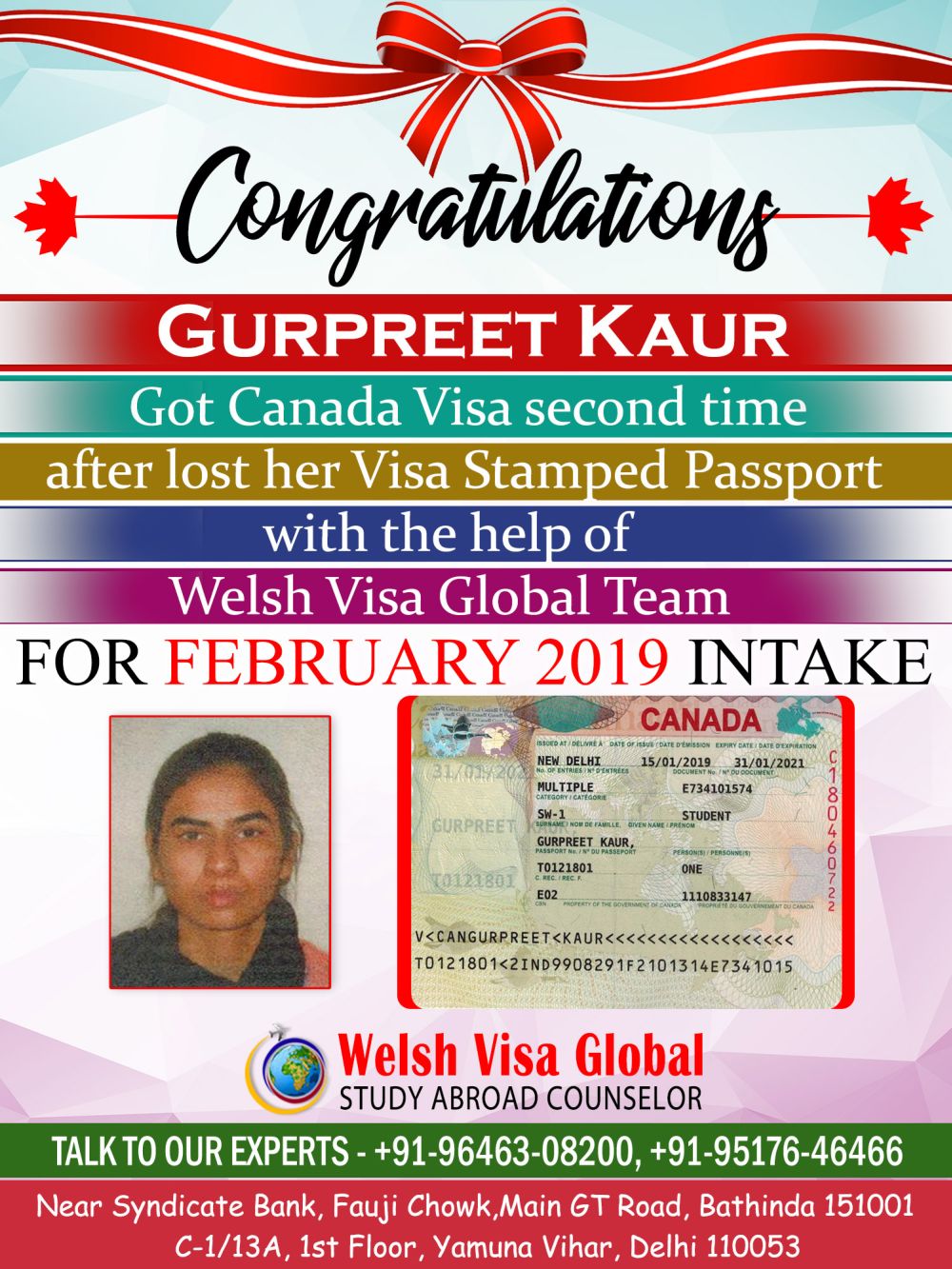 Visa Approved Client 60