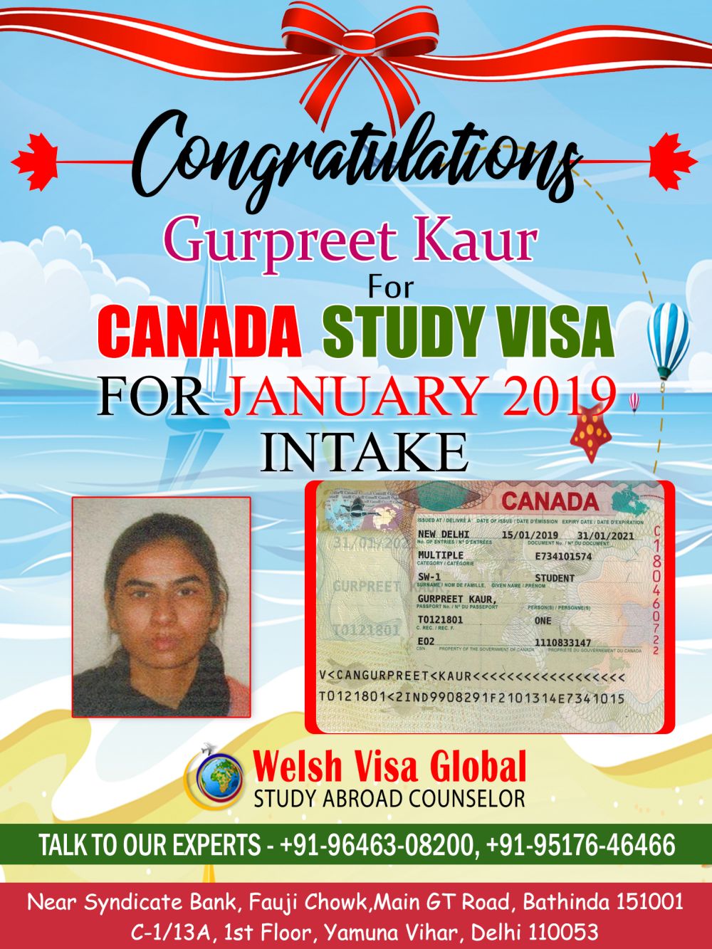 Visa Approved Client 61