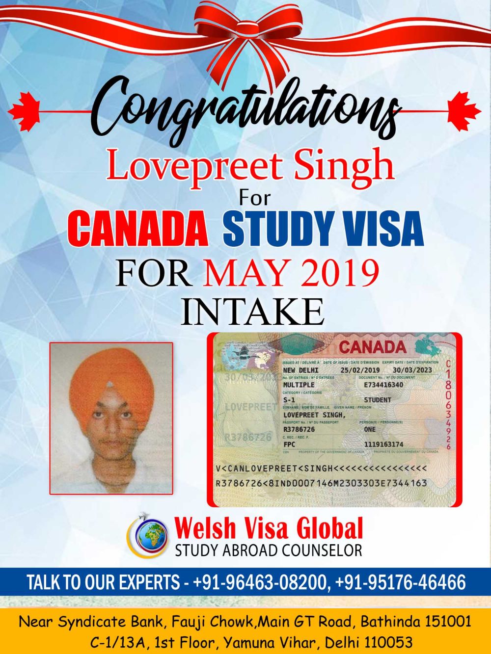Visa Approved Client 7