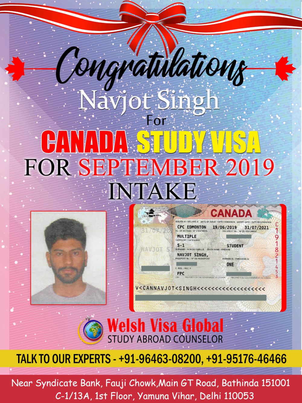 Visa Approved Client 9